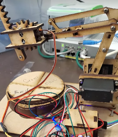 Button Pressing Robot